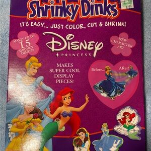 New 2002 Spin Master Disney Princess Shrinky Dinks Activity Kit